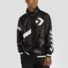 Veste à capuche décontractée avec logo noir