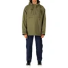 Veste à capuche demi-fermeture éclair Converse x Kim Jones pour homme, style sportif décontracté, vert militaire