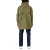 Veste à capuche demi-fermeture éclair Converse x Kim Jones pour homme, style sportif décontracté, vert militaire