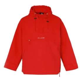 Veste à capuche et demi-fermeture éclair Converse x Kim Jones pour homme, rouge