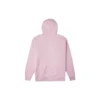 Veste à capuche à manches longues unie avec fermeture éclair, tailles asiatiques « Rose-Violet »
