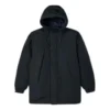 Veste à capuche Premium Mid Down, tailles asiatiques « Noir »