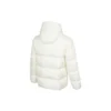 Veste à capuche rembourrée en duvet, tailles asiatiques « Blanc »