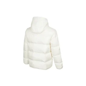 Veste à capuche rembourrée en duvet, tailles asiatiques « Blanc »