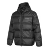 Veste à capuche rembourrée en duvet, tailles asiatiques « Noir »