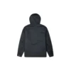 Veste à capuche rembourrée à manches longues Converse Casual Sports Cargo pour homme, noire