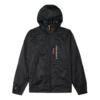 Veste à capuche rétro décontractée pour couple, style noir