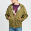 Veste à capuche zippée Converse x Paria Farzaneh pour homme, couleur curcuma
