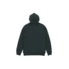 Veste à capuche zippée pour homme, noire