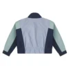Veste cargo coupe courte à manches longues coupe-vent, tailles asiatiques « Bleu »