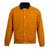 Veste cargo décontractée rétro Converse pour homme, jaune