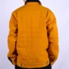Veste cargo décontractée rétro Converse pour homme, jaune