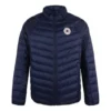 Veste chaude en duvet coupe-vent, tailles asiatiques « Navy »