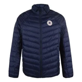 Veste chaude en duvet coupe-vent, tailles asiatiques « Navy »