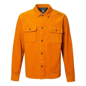 Veste-chemise en velours côtelé Converse Sports Cargo pour homme, jaune