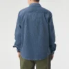 Veste chemise à enfiler, tailles asiatiques « Lakeside Blue »