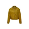 Veste chemise réversible à carreaux, tailles asiatiques « Jaune »