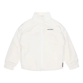 Veste à col montant ample avec logo Stay Warm, tailles asiatiques « Blanc »