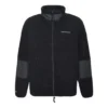 Veste à col montant Converse Splicing Stay Warm pour homme, noire