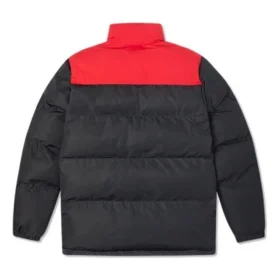 Veste Colorblock Tailles asiatiques « Noir Rouge »