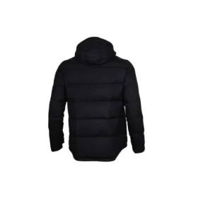 Veste courte de sport chaude à capuche en duvet, tailles asiatiques « Noir »