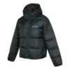 Veste courte en duvet et textile, tailles asiatiques « Noir »