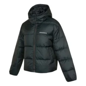 Veste courte en duvet et textile, tailles asiatiques « Noir »