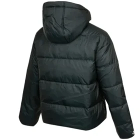 Veste courte en duvet et textile, tailles asiatiques « Noir »