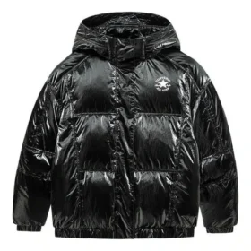 Veste courte Logo, tailles asiatiques « Noir »