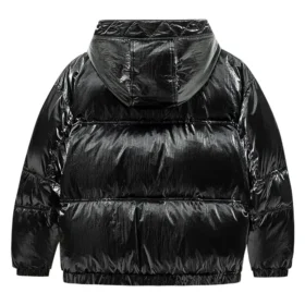 Veste courte Logo, tailles asiatiques « Noir »