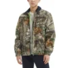 Veste décontractée à col montant, tailles asiatiques « Multicolore »