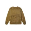 Veste décontractée Converse Retro à poches multiples pour homme, couleur verte