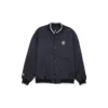 Veste de baseball à logo, tailles asiatiques « Black »