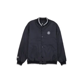 Veste de baseball à logo, tailles asiatiques « Black »