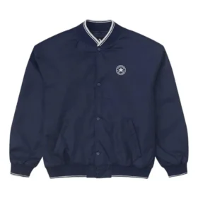 Veste de baseball à logo, tailles asiatiques « Bleu marine »