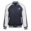 Veste de baseball réversible, tailles asiatiques « Noir Blanc »