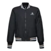 Veste de baseball, tailles asiatiques « Black White »