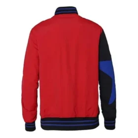 Veste de baseball, tailles asiatiques « Bleu Rouge Noir »