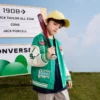 Veste de golf « Green White »