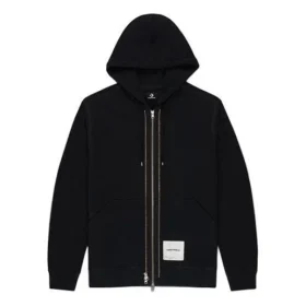 Veste de sport à capuche Converse x Slam Jam Crossover Back Logo pour homme, noire