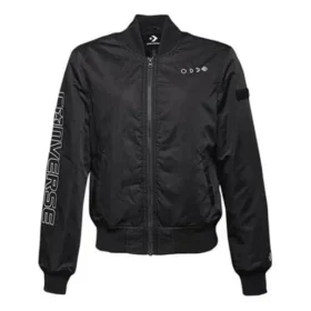 Veste de sport décontractée à col court, tailles asiatiques « Noir »