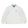 Veste de sport à revers avec logo de la série Nouvel An, blanc crème
