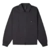 Veste délavée à poche poitrine, style couple, noir