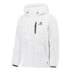Veste doudoune en duvet AOP, tailles asiatiques « White »