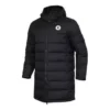 Veste en duvet à capuche épaisse, thermique et coupe-vent pour les loisirs sportifs, tailles asiatiques « Noir »