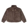 Veste en fourrure YOTD, tailles asiatiques « Marron »
