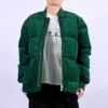 Veste en velours côtelé, tailles asiatiques « Vert »