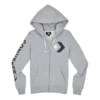 Veste à fermeture éclair intégrale Star Chevron, tailles asiatiques « Gris »