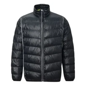 Veste légère à col montant – Tailles asiatiques « Noir »