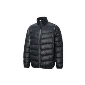 Veste légère à col montant – Tailles asiatiques « Noir »